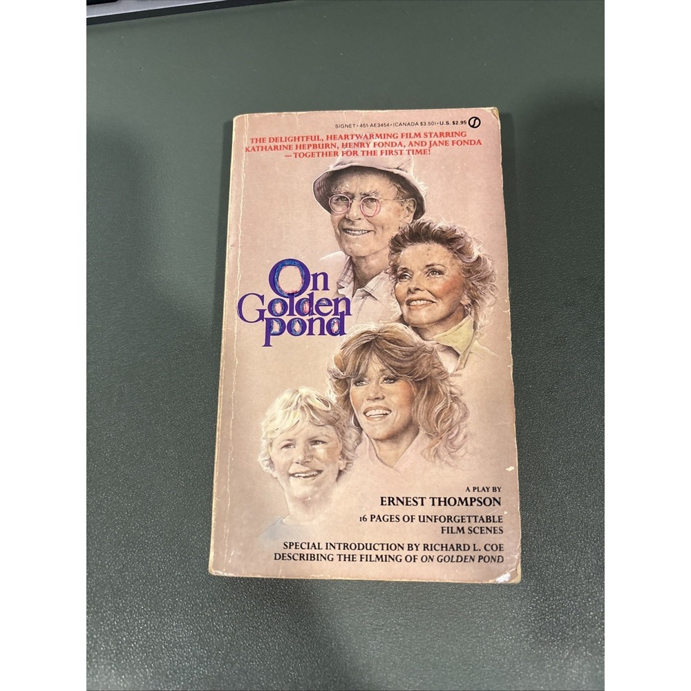 ON GOLDEN POND by Ernest Thompson vintage 1981